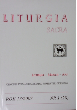 Liturgia sacra,rok13/2007,nr1(29)