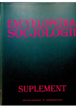 Encyklopedia socjologii Suplement