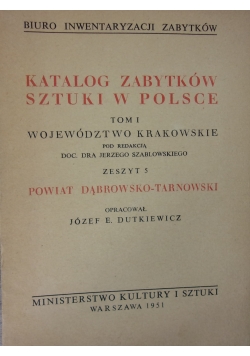 Katalog zabytków sztuki w Polsce. Tom I, zeszyt 5,
