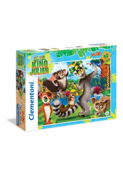 Puzzle SupeerColor Maxi Król Julian 60