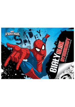 Blok rysunkowy A4 Spider-Man 20 kartek z pierwszą stroną do kolorowania 10 sztuk