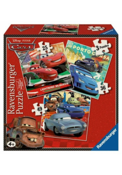Puzzle Auta 3w1