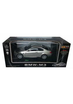 BMW M3 zdalnie sterowane skala 1:18 srebrne