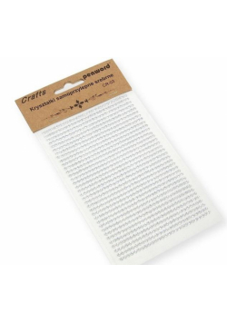 Kryształki samoprzylepne CR-03 srebrne 3mm