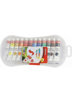 Tempera 12 kolorów Optima