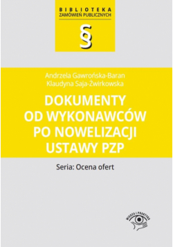 Dokumenty od wykonawców po nowelizacji ustawy Pzp