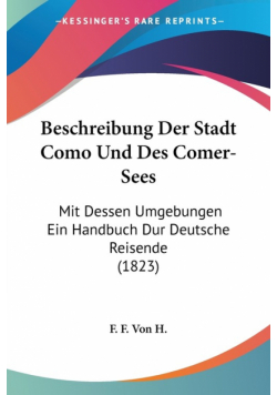 Beschreibung Der Stadt Como Und Des Comer-Sees