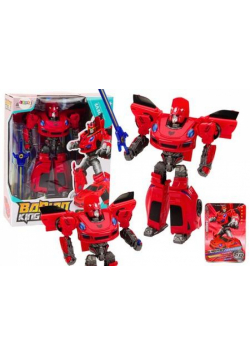 Auto-Robot 2w1 transformacja sportowy czerwony