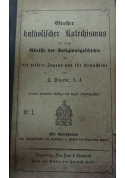 Grosser katholischer Katechismus, 1879 r.