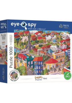 Trefl Puzzle 1000  UFT Eye-Spy Sneaky Peekers: Paris, France