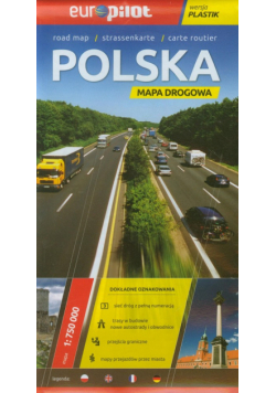 Polska Europilot mapa drogowa 1:750 000