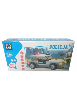 Klocki Blocki Policja radiowóz 69 elementów