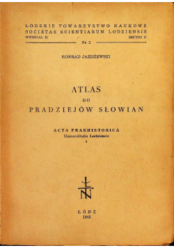 Atlas do pradziejów słowian 1948 r.