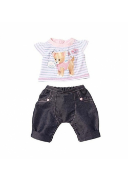 Ubranko dla lalki Baby born Deluxe Outfits z dźwiękiem piesek