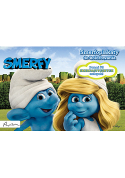 Smerfy. Smerfoplakaty do kolorowania. Książka z nalepkami