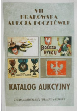 VII Krakowska aukcja pocztówek Katalog aukcyjny