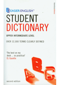 Easier English Student Dictionary Łatwiejszy angielski Słownik studencki
