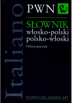 Słownik włosko-polski polsko-włoski  PWN