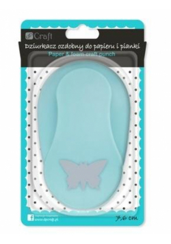 Dziurkacz ozdobny 7,6cm motyl