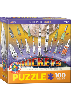 Puzzle 100 Smartkids Rocket 6100-1015