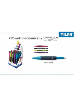 Ołówek mechaniczny Milan Capsule Slim HB 0,5 mm 20 sztuk