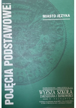 Miasto języka pojęcia podstawowe