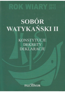 Sobór watykański II Konstytucje dekrety deklaracje