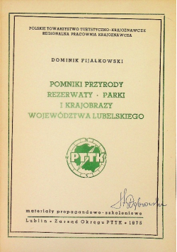 Pomniki przyrody, rezerwaty, parki i krajobrazy województwa lubelskiego