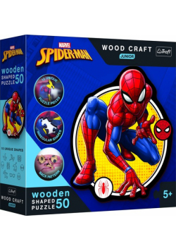 Puzzle drewniane Moc Spidermana 50