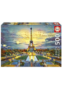 Puzzle 500 Wieża Eiffla, Paryż