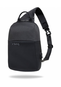 Plecak męski na jedno ramię r-bag Magnet Black