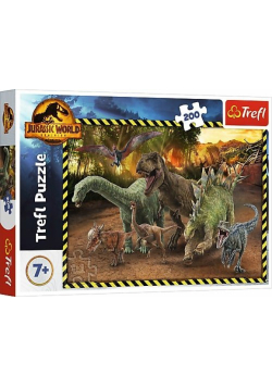 Puzzle Dinozaury z Parku Jurajskiego Jurassic World 200