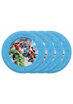 Talerzyki wielokrotnego użytku Avengers 21cm 4szt