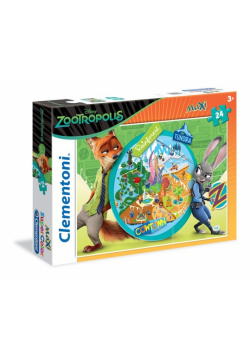Puzzle SuperColor Maxi Zootropolis 24