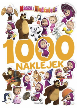 Masza i Niedźwiedź 1000 naklejek