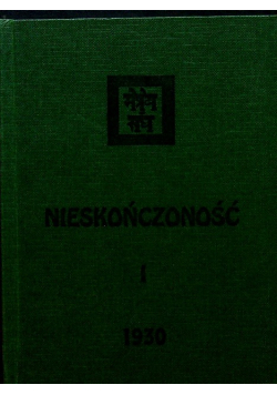 Nieskończoność  1 Reprint z 1930 r