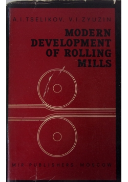 Modern Development of rolling mills