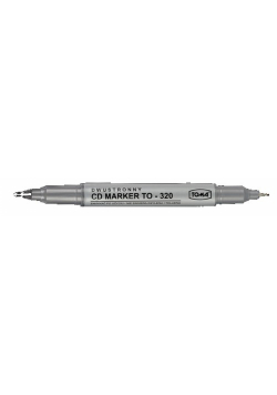 Marker do CD dwustronny czarny