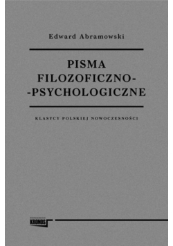 Pisma filozoficzno-psychologiczne