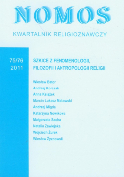 Kwartalnik religioznawczy 75/76 2011
