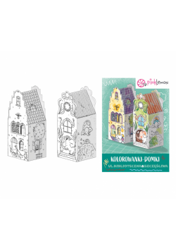Domek do kolorowania mini ul. Biblioteczna i Szczęśliwa