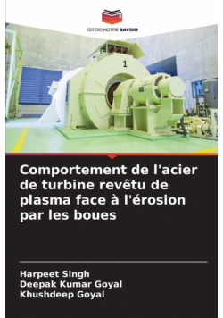 Comportement de l'acier de turbine revêtu de plasma face à l'érosion par les boues