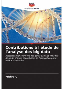 Contributions à l'étude de l'analyse des big data