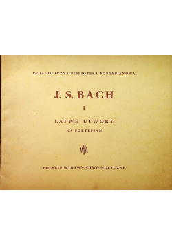 Bach i łatwe utwory na fortepian