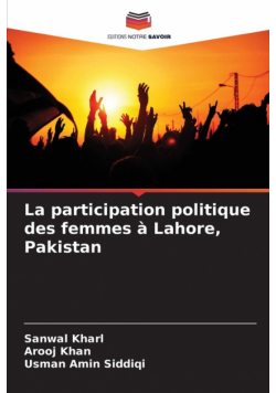 La participation politique des femmes à Lahore, Pakistan