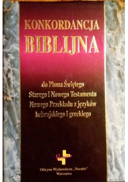 Konkordancja Biblijna