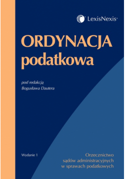 Ordynacja podatkowa