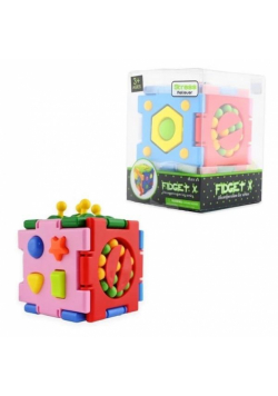 Sensoryczna kostka 7cm MIX