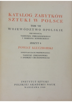 Katalog zabytków sztuki w Polsce. Tom VII, Zeszyt 4