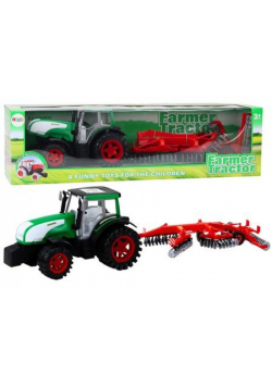 Traktor ciągnik z przyczepą